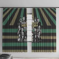 Without Black History There Is No History Window Curtain African Hub