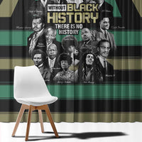 Without Black History There Is No History Window Curtain African Hub