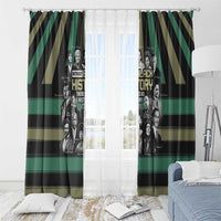 Without Black History There Is No History Window Curtain African Hub