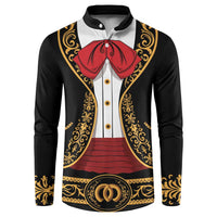 Mexican Charro Suit Button Sweatshirt 2025 Cinco De Mayo Costume