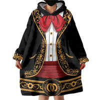Mexican Charro Suit Wearable Blanket Hoodie 2025 Cinco De Mayo Costume