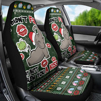 Elephant I Didnt Fart My Butt Blew You A Kiss Car Seat Cover Elephant Christmas DT04 - Wonder Print Shop