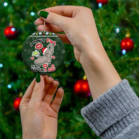 Elephant I Didnt Fart My Butt Blew You A Kiss Ceramic Ornament Elephant Christmas DT04 - Wonder Print Shop