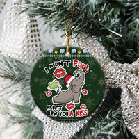 Elephant I Didnt Fart My Butt Blew You A Kiss Ceramic Ornament Elephant Christmas DT04 - Wonder Print Shop