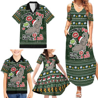 Elephant I Didnt Fart My Butt Blew You A Kiss Family Matching Summer Maxi Dress and Hawaiian Shirt Elephant Christmas DT04 - Wonder Print Shop