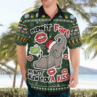 Elephant I Didnt Fart My Butt Blew You A Kiss Hawaiian Shirt Elephant Christmas DT04 - Wonder Print Shop