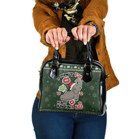 Elephant I Didnt Fart My Butt Blew You A Kiss Shoulder Handbag Elephant Christmas