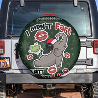 Elephant I Didnt Fart My Butt Blew You A Kiss Spare Tire Cover Elephant Christmas DT04 - Wonder Print Shop
