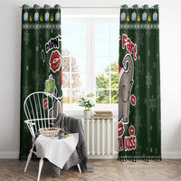 Elephant I Didnt Fart My Butt Blew You A Kiss Window Curtain Elephant Christmas DT04 - Wonder Print Shop
