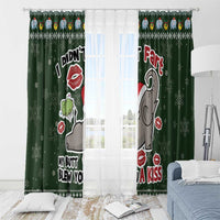 Elephant I Didnt Fart My Butt Blew You A Kiss Window Curtain Elephant Christmas DT04 - Wonder Print Shop