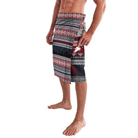 Hockey Checking It Once Checking It Twice Lavalava Santa Playing Ice Hockey Christmas DT04 - Wonder Print Shop
