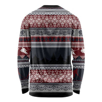 Hockey Checking It Once Checking It Twice Long Sleeve Shirt Santa Playing Ice Hockey Christmas DT04 - Wonder Print Shop