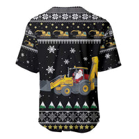 Im Digging Christmas Baseball Jersey Tractor Santa Claus DT04 - Wonder Print Shop