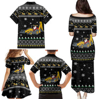 Im Digging Christmas Family Matching Puletasi and Hawaiian Shirt Tractor Santa Claus DT04 - Wonder Print Shop