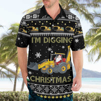 Im Digging Christmas Hawaiian Shirt Tractor Santa Claus DT04 - Wonder Print Shop