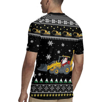 Im Digging Christmas Rugby Jersey Tractor Santa Claus DT04 - Wonder Print Shop