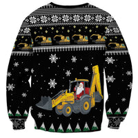 Im Digging Christmas Sweatshirt Tractor Santa Claus DT04 - Wonder Print Shop