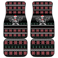 Live To Ride Motorbike Skeleton Car Mats Biker Skull Christmas DT04 - Wonder Print Shop