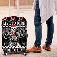 Live To Ride Motorbike Skeleton Luggage Cover Biker Skull Christmas DT04 - Wonder Print Shop