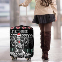 Live To Ride Motorbike Skeleton Luggage Cover Biker Skull Christmas DT04 - Wonder Print Shop