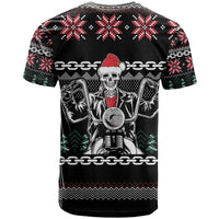 Live To Ride Motorbike Skeleton T Shirt Biker Skull Christmas DT04 - Wonder Print Shop