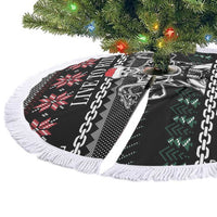 Live To Ride Motorbike Skeleton Tree Skirt Biker Skull Christmas DT04 - Wonder Print Shop