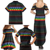 LGBT Not Today Jesus Family Matching Summer Maxi Dress and Hawaiian Shirt Rainbow Christmas DT04 - Wonder Print Shop