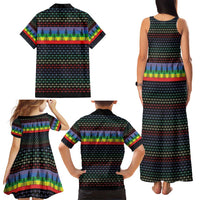 LGBT Not Today Jesus Family Matching Tank Maxi Dress and Hawaiian Shirt Rainbow Christmas DT04 - Wonder Print Shop