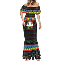 LGBT Not Today Jesus Mermaid Dress Rainbow Christmas DT04 - Wonder Print Shop