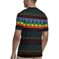 LGBT Not Today Jesus Rugby Jersey Rainbow Christmas DT04 - Wonder Print Shop