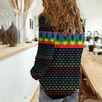 LGBT Not Today Jesus Women Casual Shirt Rainbow Christmas DT04 - Wonder Print Shop