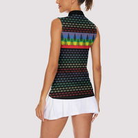 LGBT Not Today Jesus Women Sleeveless Polo Shirt Rainbow Christmas DT04 - Wonder Print Shop