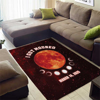 Blood Moon 2025 Area Rug Total Lunar Eclipse