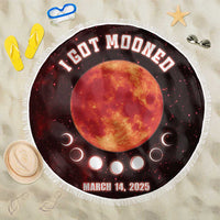 Blood Moon 2025 Beach Blanket Total Lunar Eclipse
