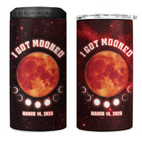 Blood Moon 2025 4 in 1 Can Cooler Tumbler Total Lunar Eclipse