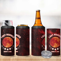 Blood Moon 2025 4 in 1 Can Cooler Tumbler Total Lunar Eclipse