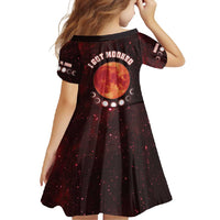 Blood Moon 2025 Family Matching Off Shoulder Maxi Dress and Hawaiian Shirt Total Lunar Eclipse