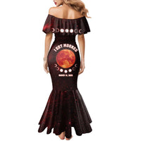 Blood Moon 2025 Mermaid Dress Total Lunar Eclipse