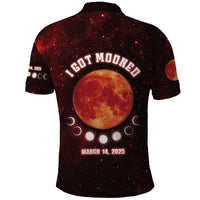 Blood Moon 2025 Polo Shirt Total Lunar Eclipse