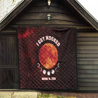 Blood Moon 2025 Quilt Total Lunar Eclipse