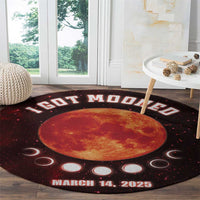 Blood Moon 2025 Round Carpet Total Lunar Eclipse