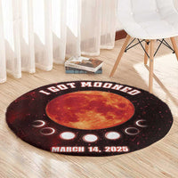 Blood Moon 2025 Round Carpet Total Lunar Eclipse