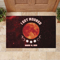Blood Moon 2025 Rubber Doormat Total Lunar Eclipse