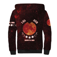 Blood Moon 2025 Sherpa Hoodie Total Lunar Eclipse