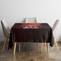Blood Moon 2025 Tablecloth Total Lunar Eclipse