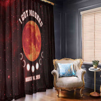 Blood Moon 2025 Window Curtain Total Lunar Eclipse