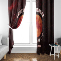 Blood Moon 2025 Window Curtain Total Lunar Eclipse