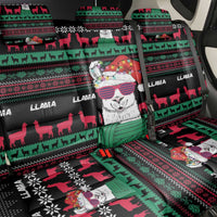 Llama Funny Back Car Seat Cover Llama Christmas DT04 - Wonder Print Shop