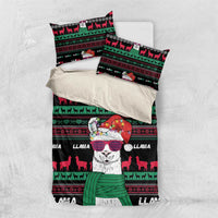 Llama Funny Bedding Set Llama Christmas DT04 - Wonder Print Shop