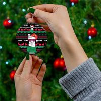 Llama Funny Ceramic Ornament Llama Christmas DT04 - Wonder Print Shop